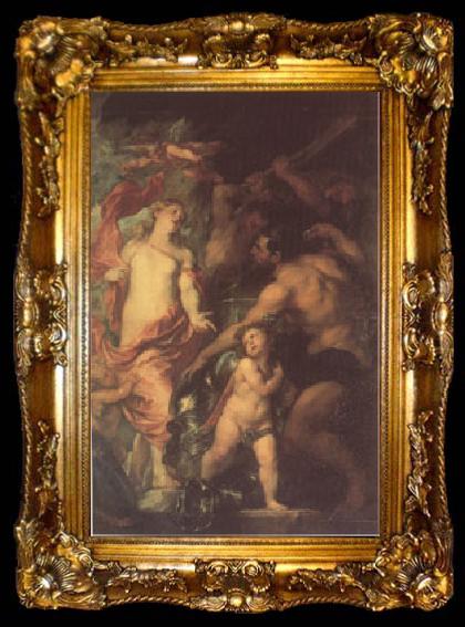 framed  Anthony Van Dyck Venus Asking Vulcan for Arms for Aeneas (mk05), ta009-2